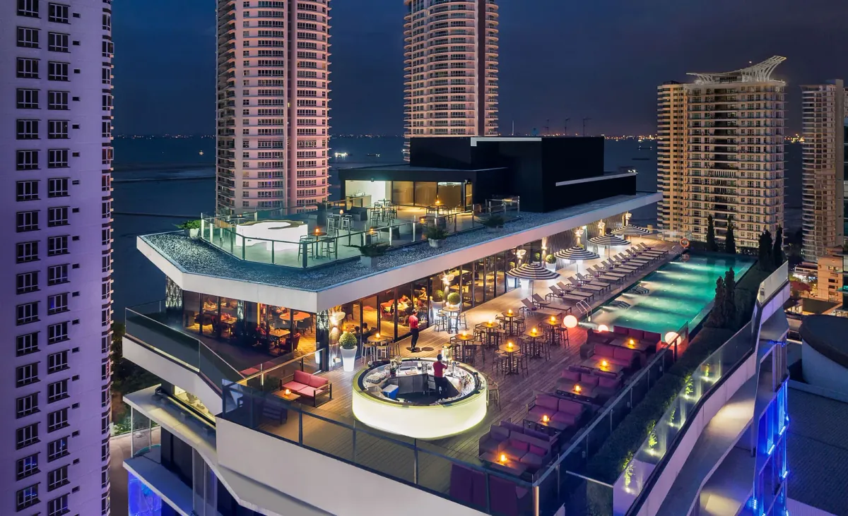 Gravity Rooftop Bar in Gurney Drive