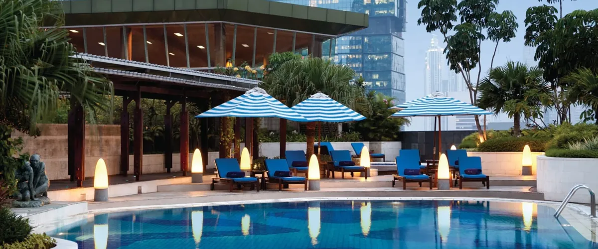 Sky Pool Bar Cafe in Central Jakarta